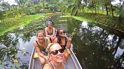 Canoe Ride at the Sloth Sanc